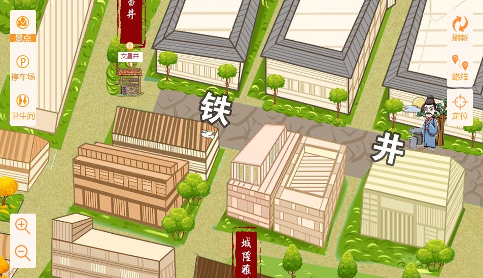 平原智慧景区：手绘地图与语音导览的完美融合