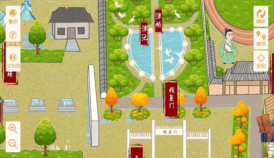 平原手绘地图景区语音讲解导览系统：智慧景区建设的基石